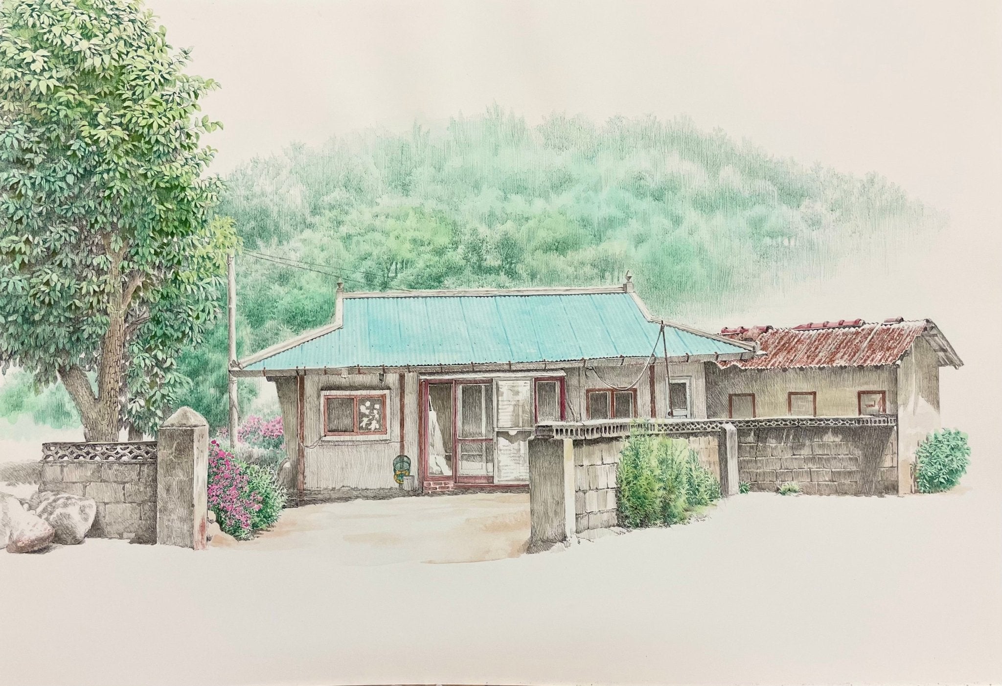 korean art, The Time of Home - DOKHBI ARTWORKS Painting Park So Jung