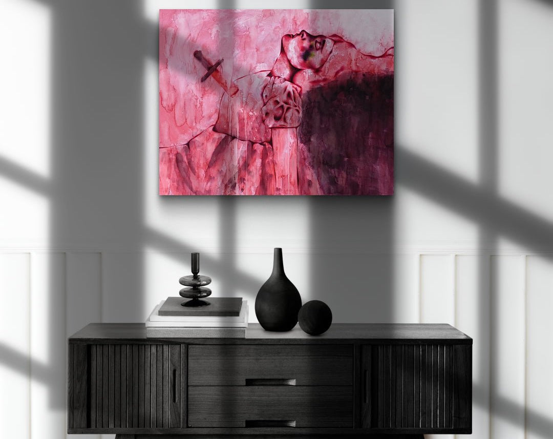 korean art, The woman who faced death had dreams and a family - DOKHBI ARTWORKS KIM JEONG YONG Painting