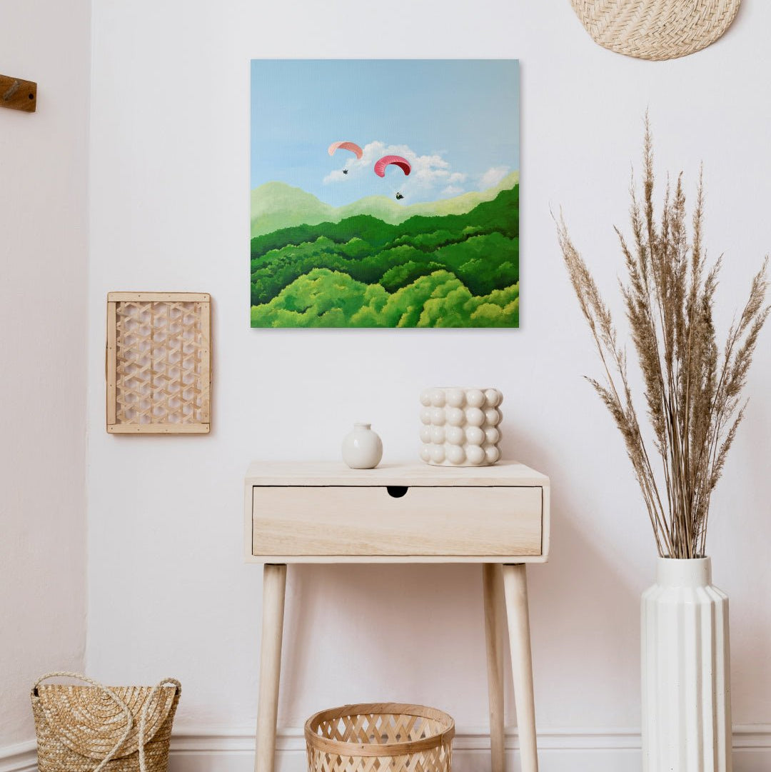 korean art, Those Who Float - Paragliding - DOKHBI $1000 ARTWORKS Choi In Jeong