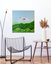 korean art, Those Who Float - Paragliding - DOKHBI $1000 ARTWORKS Choi In Jeong