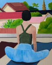 korean art, Those Who Float - Yoga - DOKHBI $1000 ARTWORKS Choi In Jeong