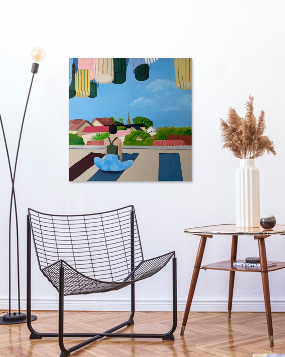 korean art, Those Who Float - Yoga - DOKHBI $1000 ARTWORKS Choi In Jeong