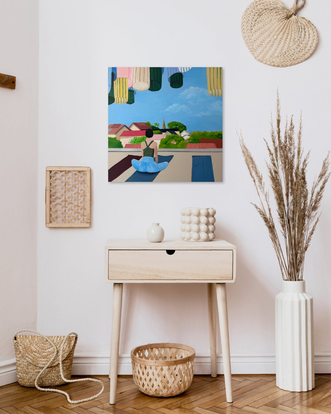 korean art, Those Who Float - Yoga - DOKHBI $1000 ARTWORKS Choi In Jeong