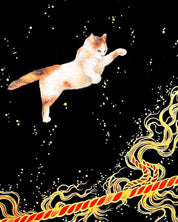 Tightrope close-up detail, Bunchae pigment texture by Korean artist Hwui yeon Lee