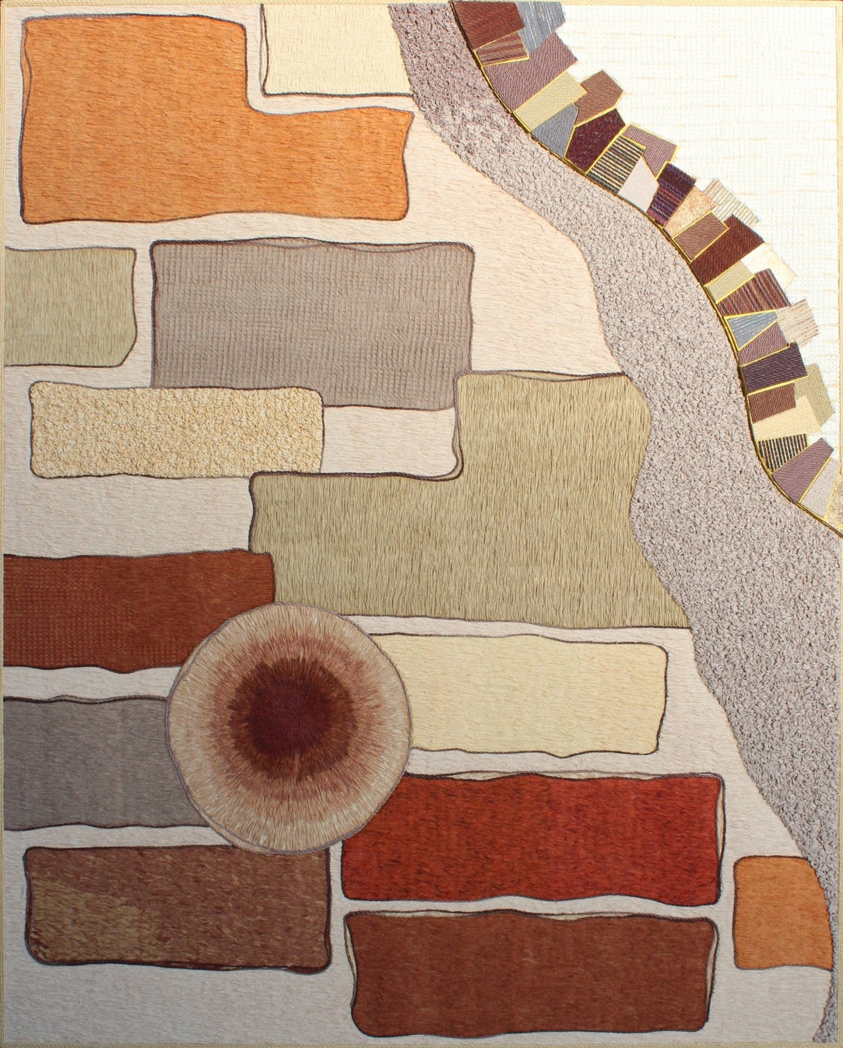 Transformation - Hanji and Bimji on panel 90.9×72.7cm by Lee Yu-mi (Haerang), Korean Contemporary Art 2023