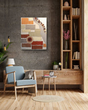 Korean contemporary Hanji painting Transformation by Lee Yu-mi (Haerang), interior wall art decor
