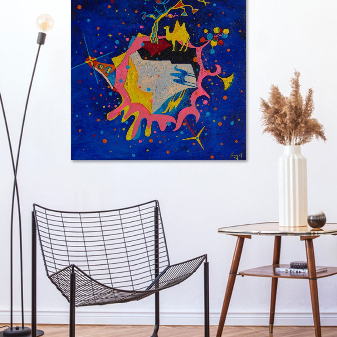 korean art, Trip around the World - DOKHBI ARTWORKS Painting Yun Song-A