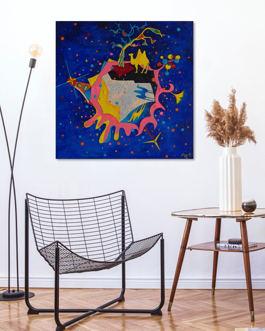 korean art, Trip around the World - DOKHBI ARTWORKS Painting Yun Song-A