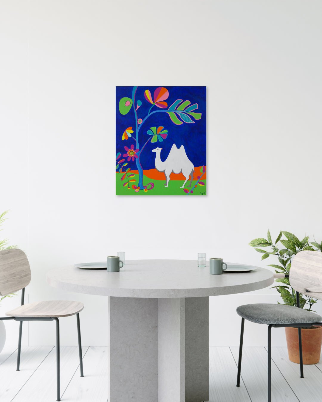 korean art, Tropical Island - DOKHBI ARTWORKS Painting Yun Song-A