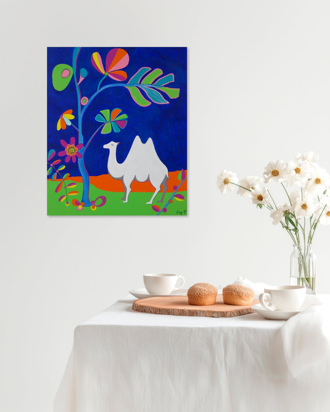 korean art, Tropical Island - DOKHBI ARTWORKS Painting Yun Song-A