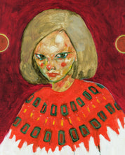 korean art, Two Doors, Two Eyes - DOKHBI ARTWORKS Jineui Heo Painting ARTWORKS dokkaebi dokebi k - art Two Doors, Two Eyes DOKHBI