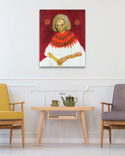 korean art, Two Doors, Two Eyes - DOKHBI ARTWORKS Jineui Heo Painting ARTWORKS dokkaebi dokebi k - art Two Doors, Two Eyes DOKHBI