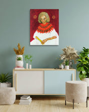 korean art, Two Doors, Two Eyes - DOKHBI ARTWORKS Jineui Heo Painting ARTWORKS dokkaebi dokebi k - art Two Doors, Two Eyes DOKHBI