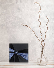 Types of Tension V by Ji Young Kim displayed in modern living room, original Korean mixed fabric art 2020