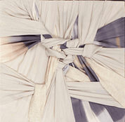 Types of Tension IV - Mixed Fabrics 20x20cm by Ji Young Kim, Korean Contemporary Textile Art 2020