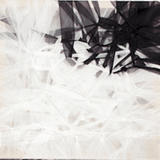 Types of Tension II - Mixed Fabrics 20x20cm by Ji Young Kim, Korean Contemporary Textile Art 2020