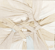 Types of Tension VIII - Mixed Fabrics 20x20cm by Ji Young Kim, Korean Contemporary Textile Art 2020