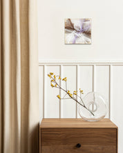 Types of Tension VI by Ji Young Kim displayed in modern living room, original Korean mixed fabric art 2020