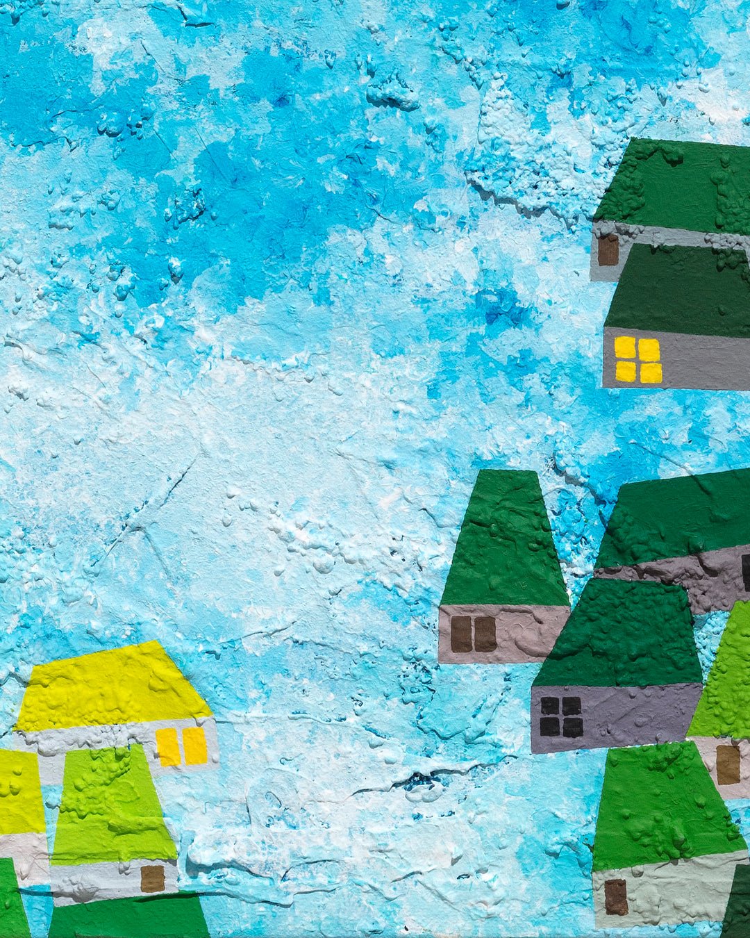 korean art, Under the Shade of the Tree 6 - DOKHBI $1000 ARTWORKS Mixed Media