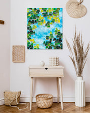 korean art, Under the Shade of the Tree 6 - DOKHBI $1000 ARTWORKS Mixed Media