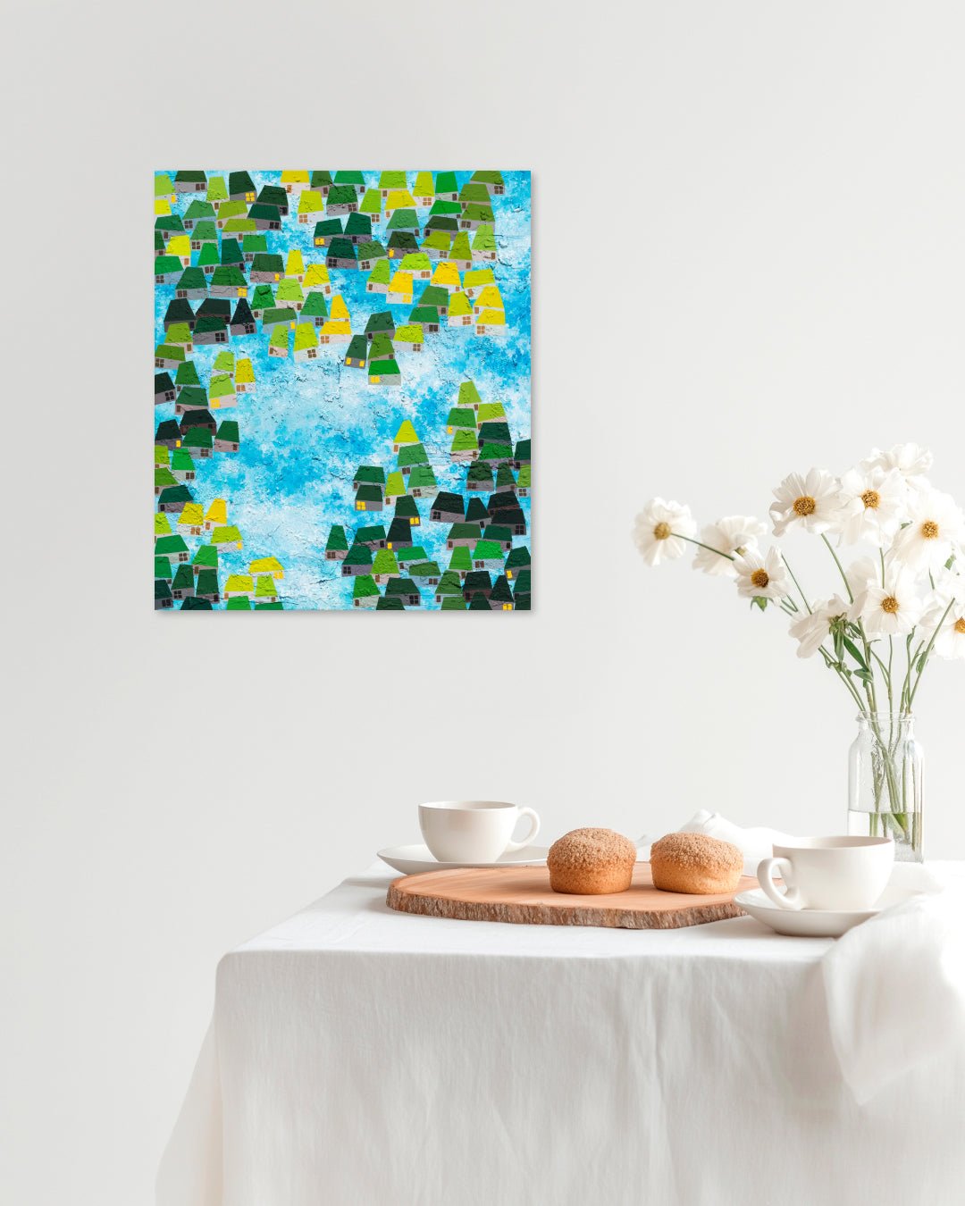 korean art, Under the Shade of the Tree 6 - DOKHBI $1000 ARTWORKS Mixed Media