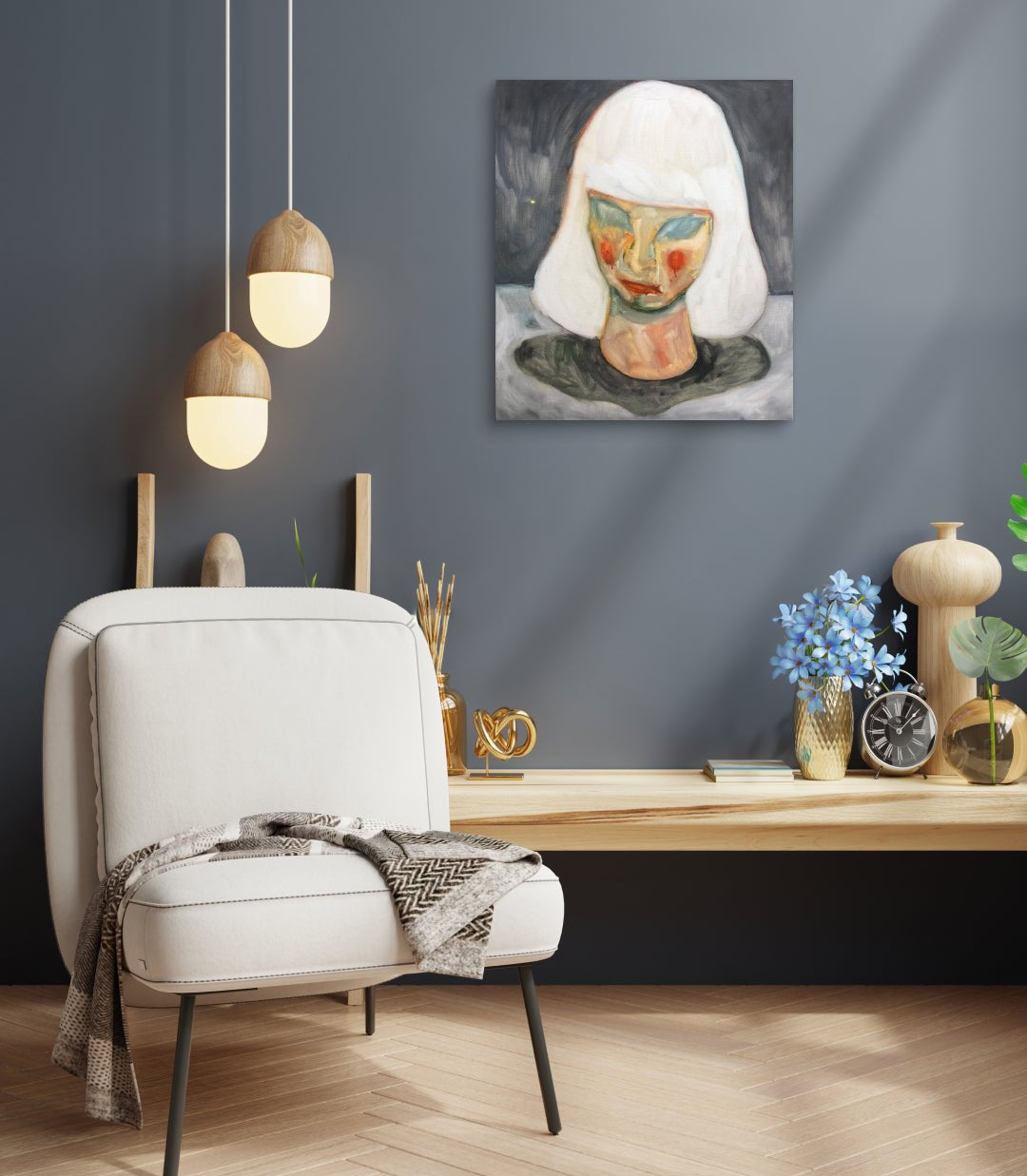 korean art, Unfinished Head - DOKHBI $1000 ARTWORKS Jineui Heo ARTWORKS dokkaebi dokebi k - art Unfinished Head DOKHBI