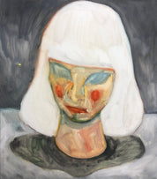 Unfinished Head - Oil on Canvas 53x45.5cm by Jineui Heo, Korean Contemporary Art 2023