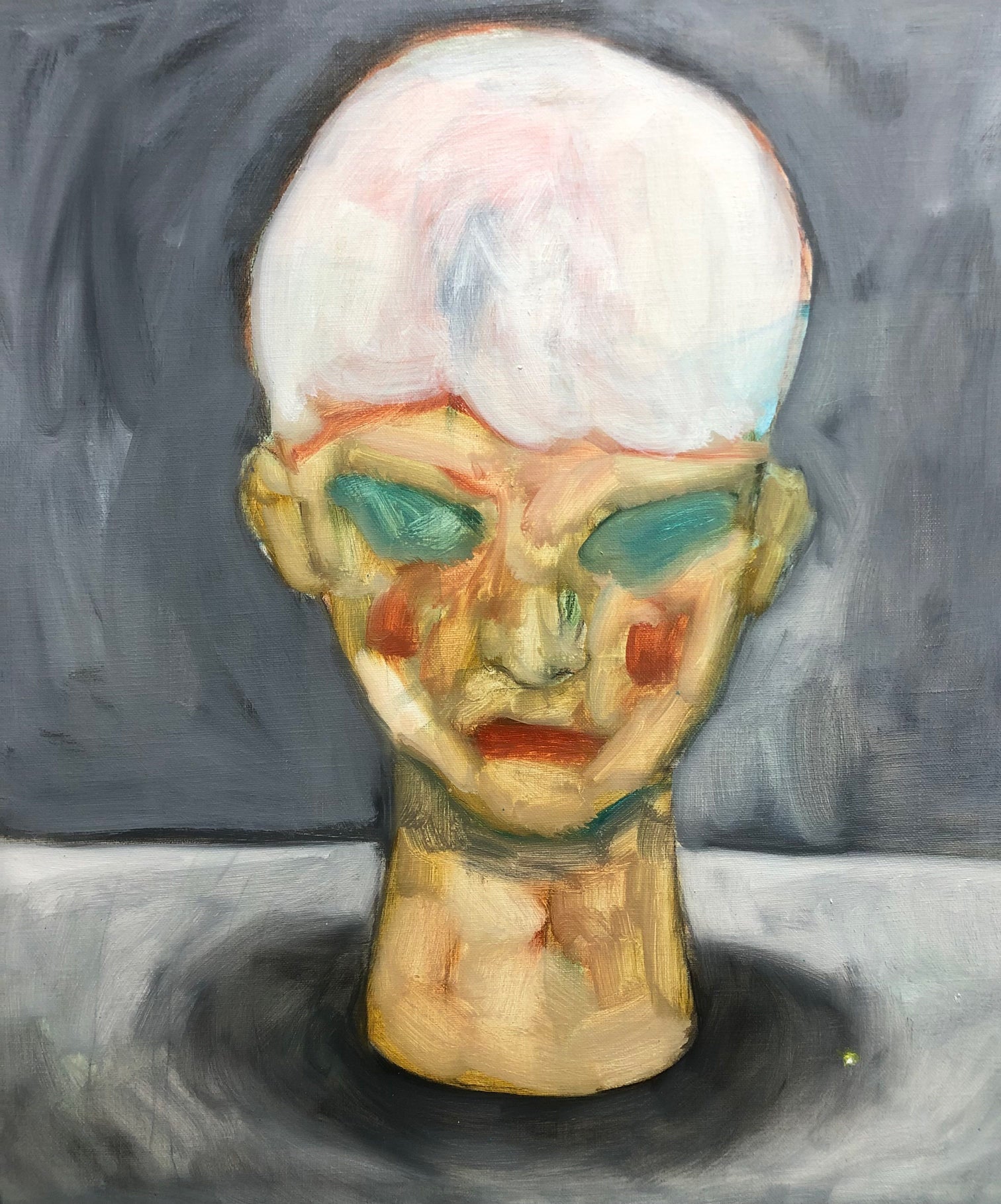 korean art, Unfinished Head II - DOKHBI $1000 ARTWORKS Jineui Heo ARTWORKS dokkaebi dokebi k - art Unfinished Head II DOKHBI