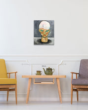 korean art, Unfinished Head II - DOKHBI $1000 ARTWORKS Jineui Heo ARTWORKS dokkaebi dokebi k - art Unfinished Head II DOKHBI