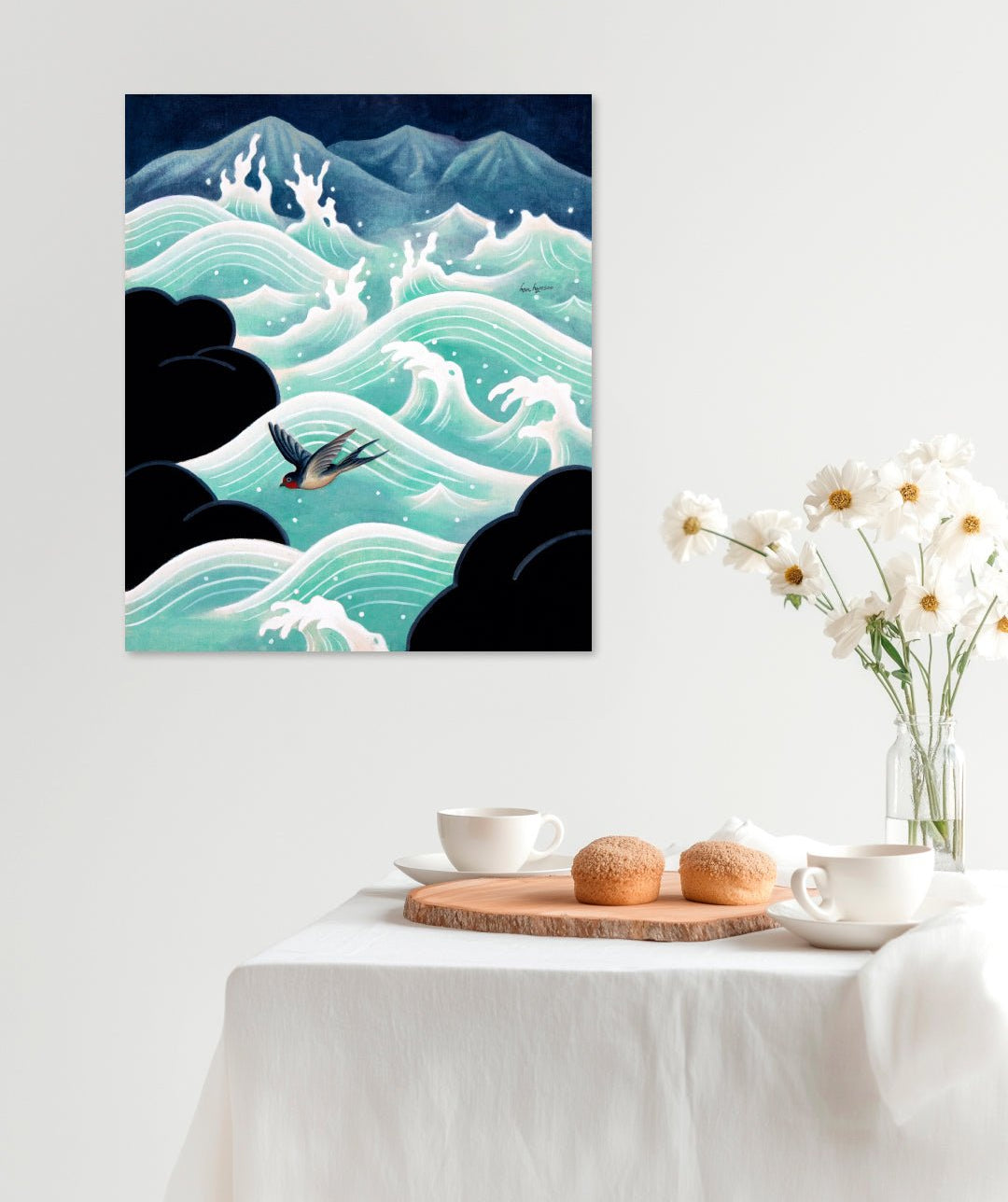 korean art, variation of Mul - gil - DOKHBI ARTWORKS Han Hye Soo Mixed Media