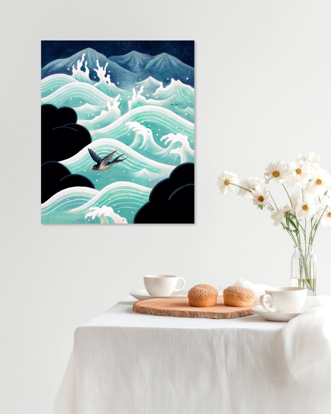 korean art, variation of Mul - gil - DOKHBI ARTWORKS Han Hye Soo Mixed Media