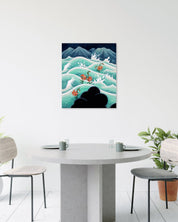 korean art, variation of Mul - gil - DOKHBI ARTWORKS Han Hye Soo Mixed Media