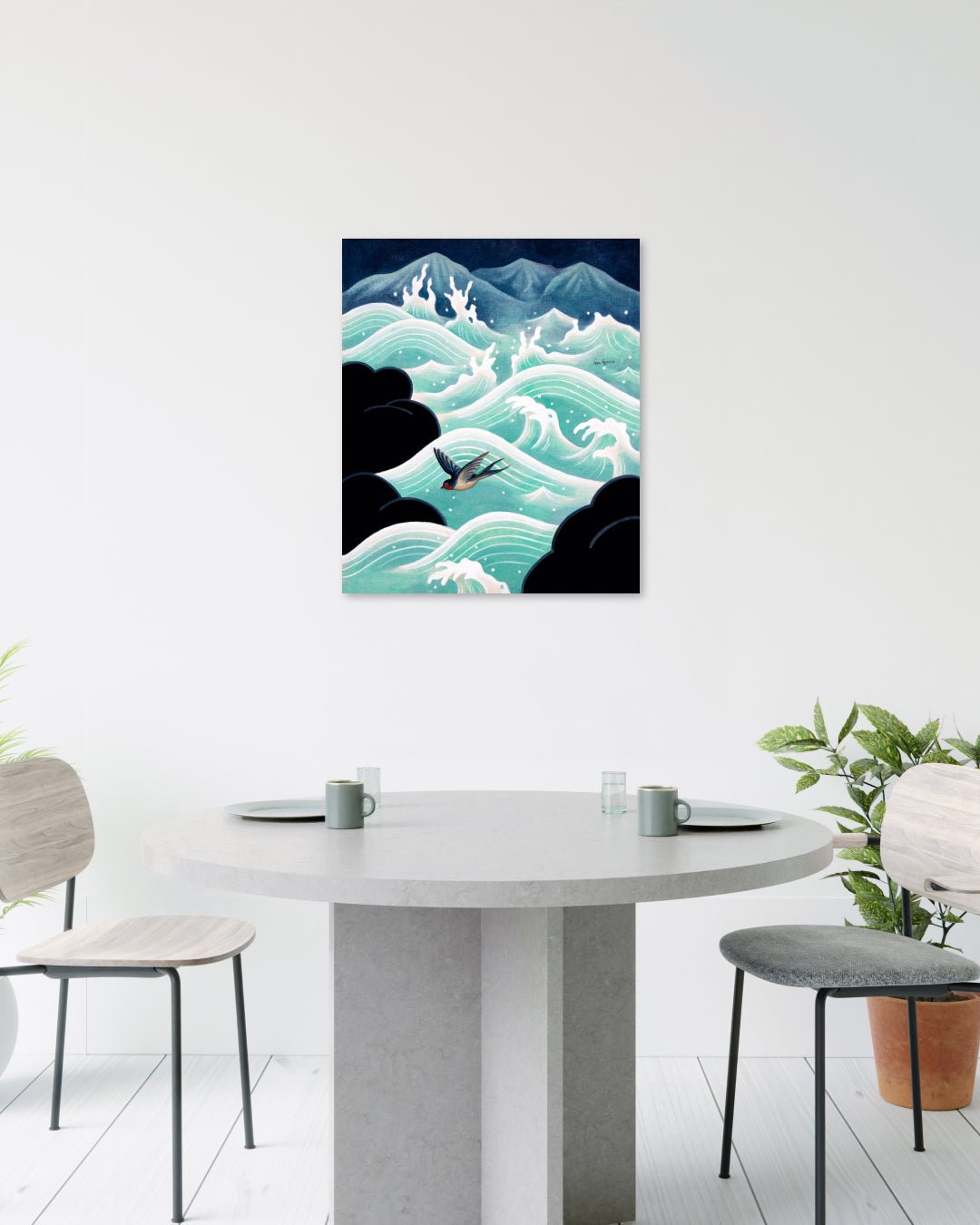 korean art, variation of Mul - gil - DOKHBI ARTWORKS Han Hye Soo Mixed Media