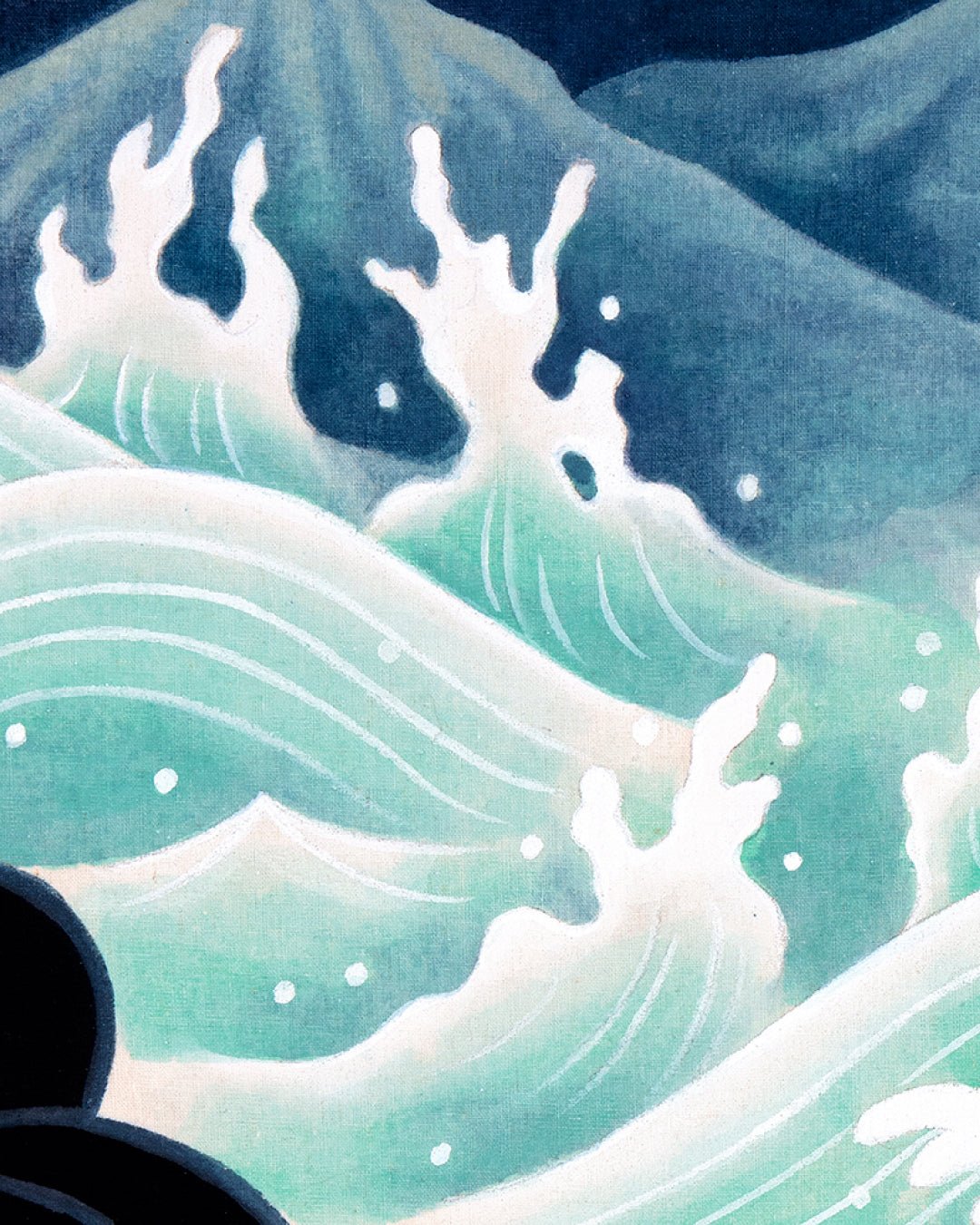 korean art, variation of Mul - gil - DOKHBI ARTWORKS Han Hye Soo Mixed Media