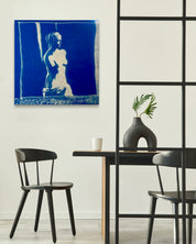 korean art, Venus - DOKHBI ARTWORKS Feeldog Painting ARTWORKS dokkaebi dokebi k - art Venus by Feeldog displayed in modern living room, original Korean painting 2025 DOKHBI
