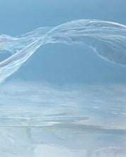 Walk surface detail - Oil on Canvas by Lee Ju Won, Korean fine art 2020