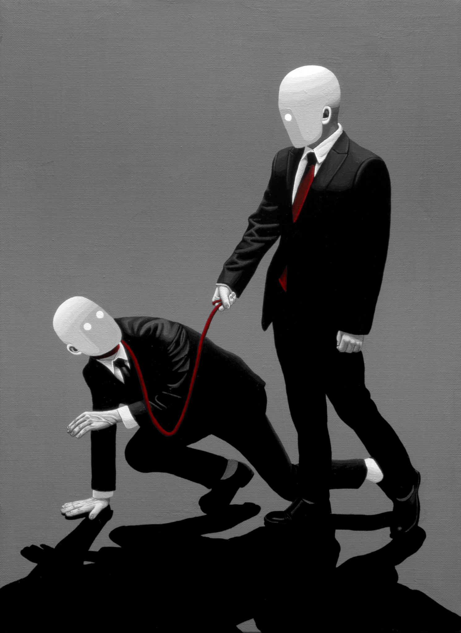 korean art, Walk the dog - DOKHBI $1000 ARTWORKS Jungwan Chae