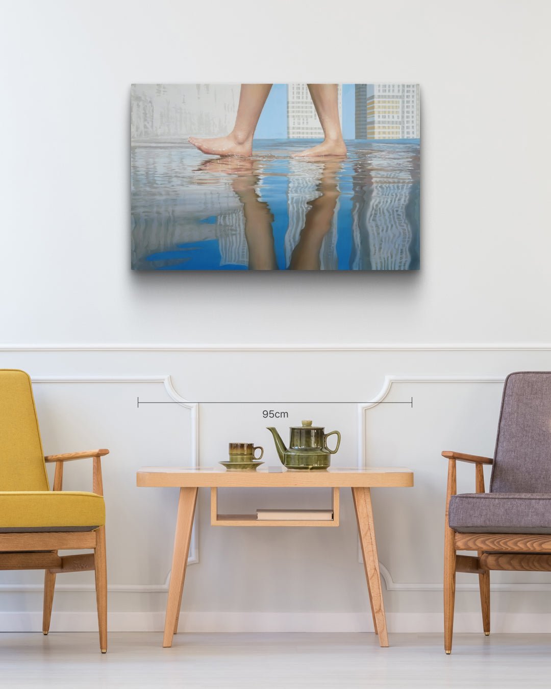 korean art, Walk (w-12) - DOKHBI ARTWORKS Lee ju won Painting