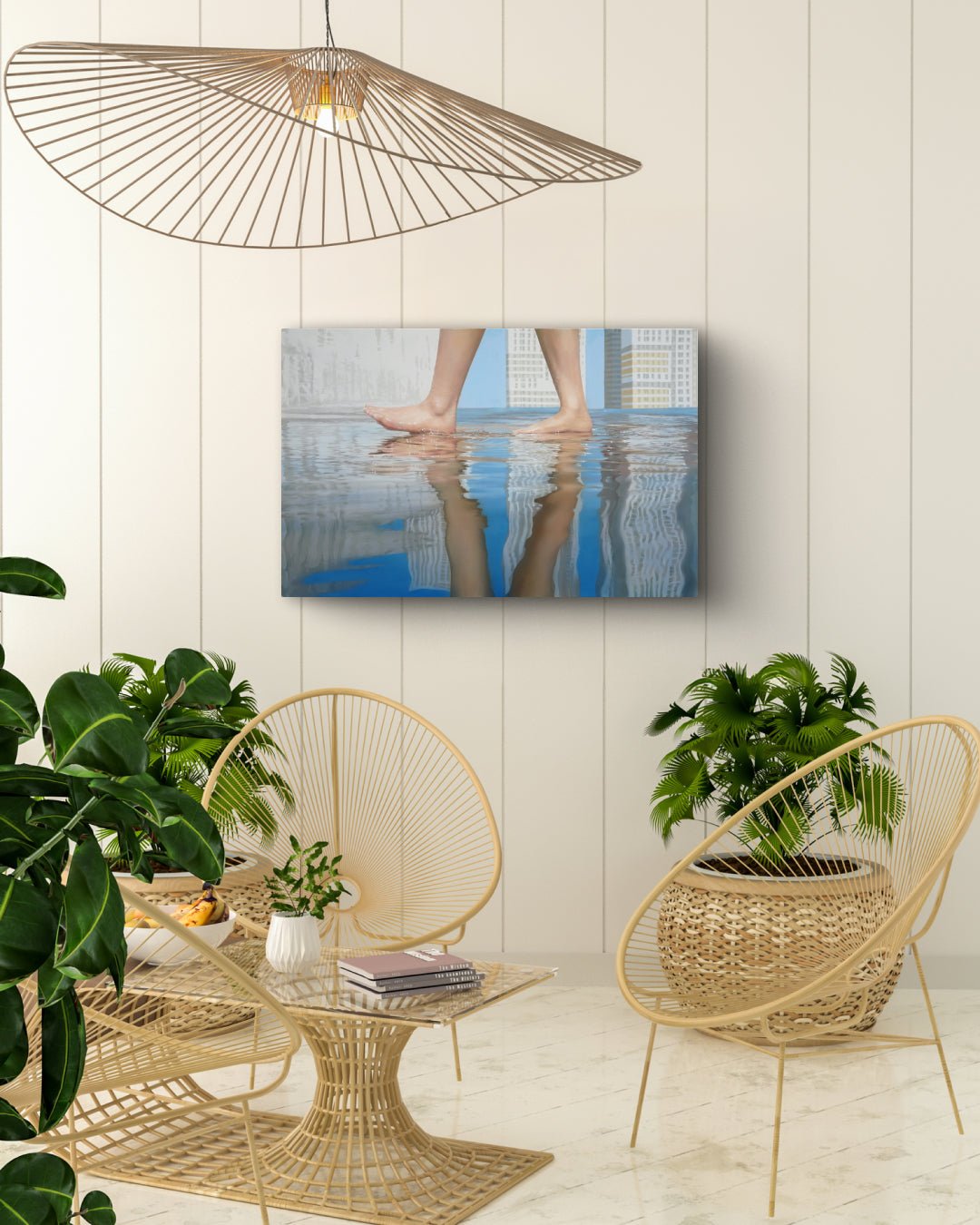 korean art, Walk (w-12) - DOKHBI ARTWORKS Lee ju won Painting