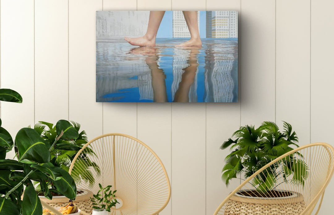 korean art, Walk (w-12) - DOKHBI ARTWORKS Lee ju won Painting