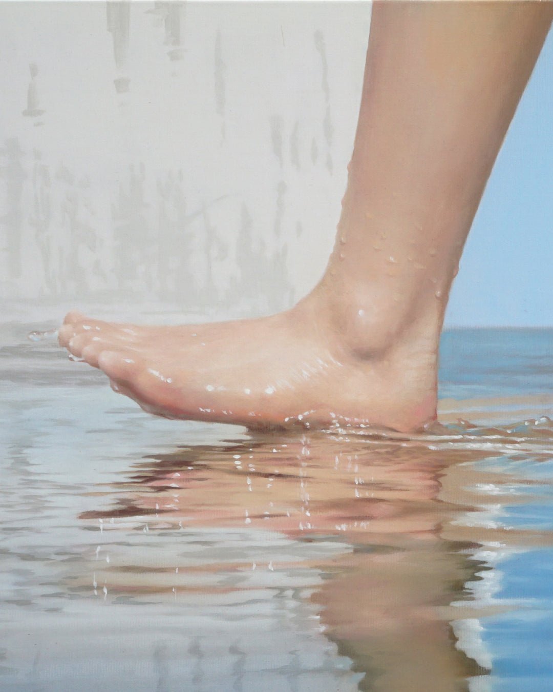 korean art, Walk (w-12) - DOKHBI ARTWORKS Lee ju won Painting