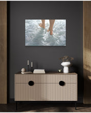 Korean contemporary painting Walk (w-3) II by Lee Ju Won, interior wall art decor