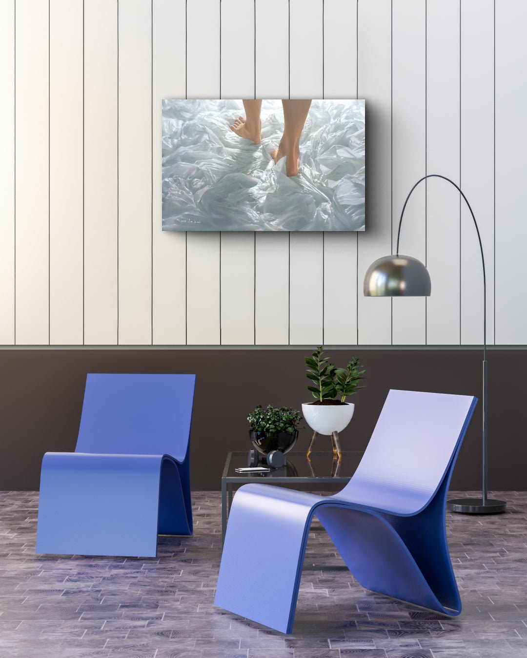 korean art, Walk (w-3) - DOKHBI ARTWORKS Lee ju won Painting