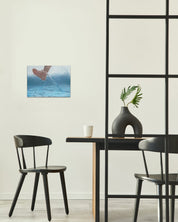 Korean contemporary painting Walk (w-3) by Lee Ju Won, interior wall art decor