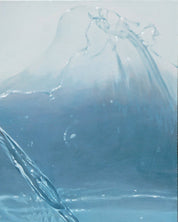 Walk (w-3) surface detail - Oil on Canvas by Lee Ju Won, Korean fine art 2025