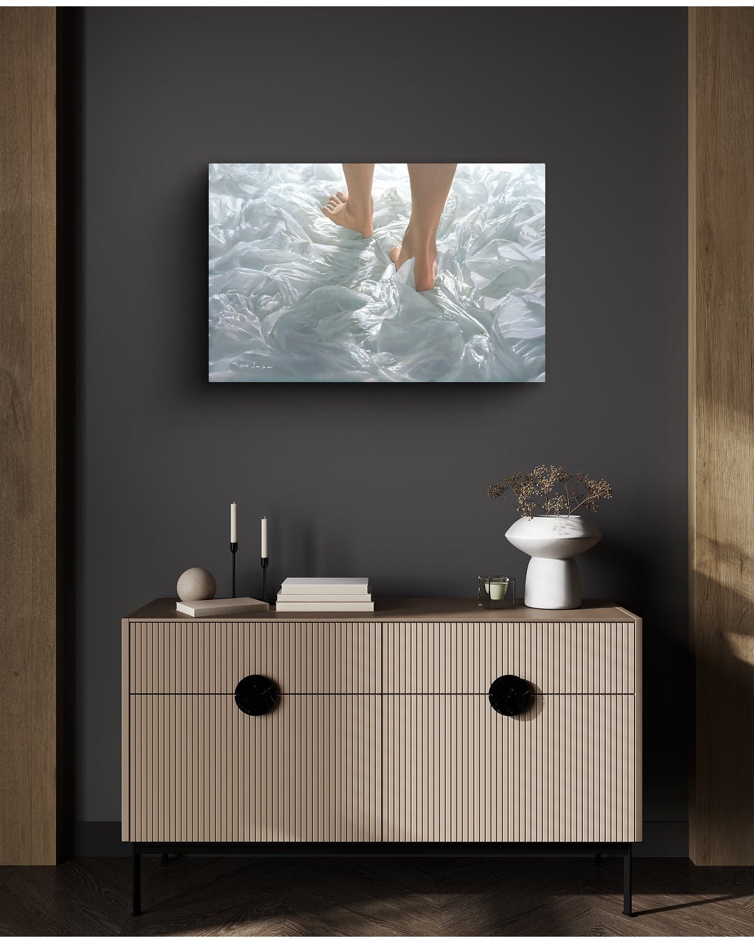 korean art, Walk (w-3) - DOKHBI ARTWORKS Lee ju won Painting