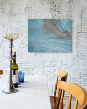 Walk (w-7) by Lee Ju Won displayed in modern living room, original Korean painting 2025