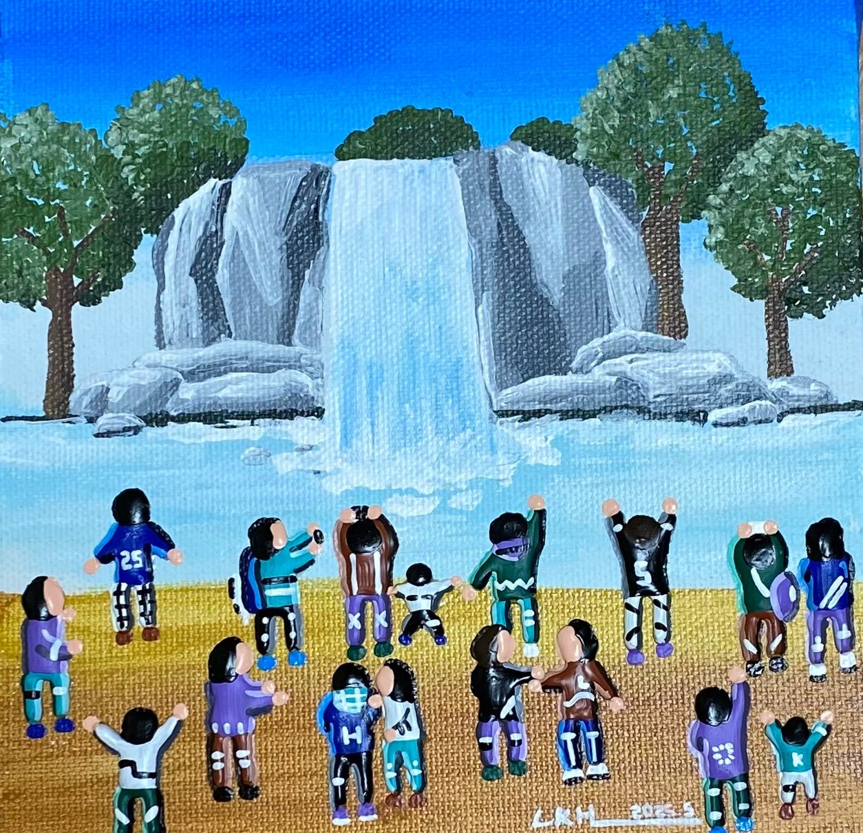 korean art, Waterfall - DOKHBI $1000 ARTWORKS Lee Kyoung Hyun