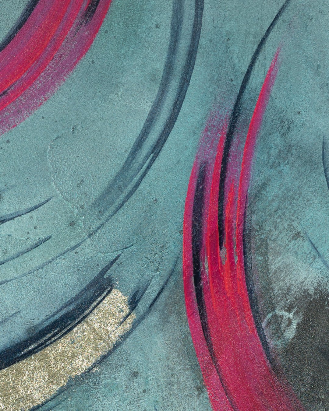 korean art, WAVE - DOKHBI ARTWORKS Mixed Media Painting