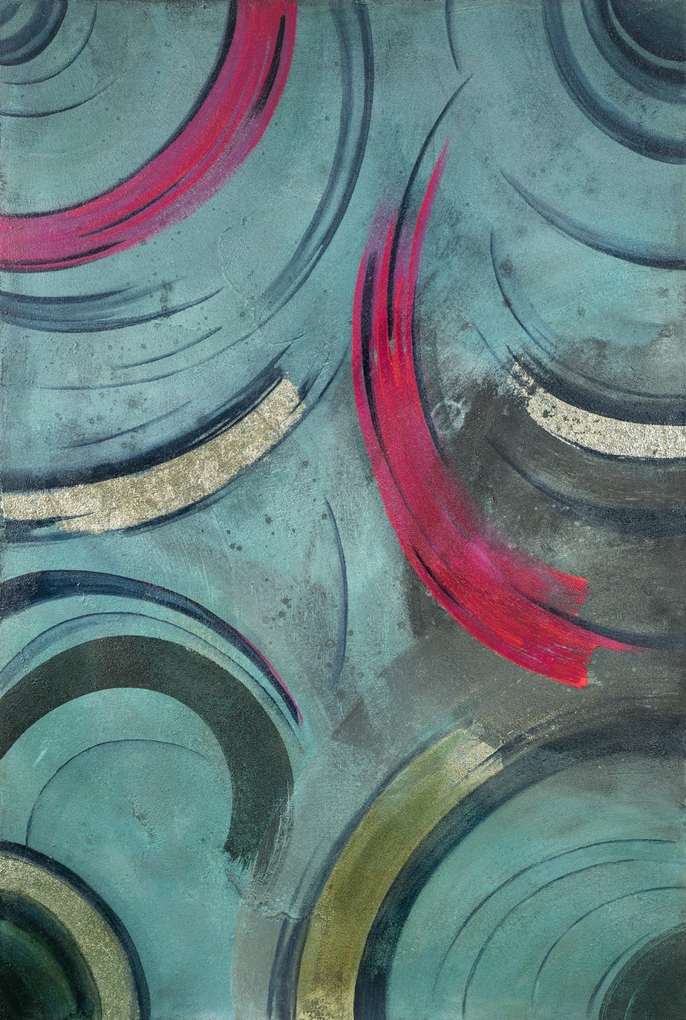 korean art, WAVE - DOKHBI ARTWORKS Mixed Media Painting